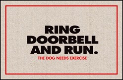 Ring Doorbell and Run Mat