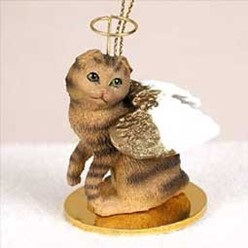 Scottish Fold Angel Ornament