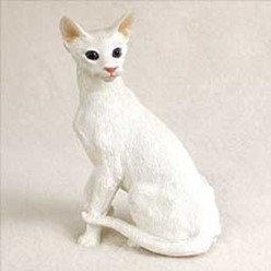 Oriental Shorthair Cat Figurine, the perfect gift for cat lovers
