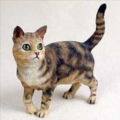 Brown Tabby Cat Figurine, the perfect gift for cat lovers