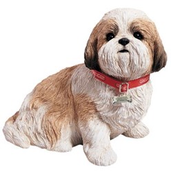 Shih Tzu Sandicast Life Size Figurine