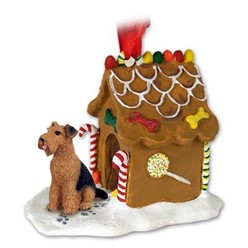Airedale Christmas Ornament