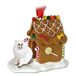 American Eskimo Gingerbread Christmas Ornament