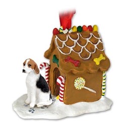 American Fox Hound Gingerbread Christmas Ornament