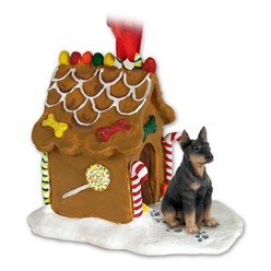 Doberman Gingerbread Christmas Ornament