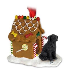 Flat Coated Retriever Gingerbread Christmas Ornament