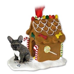 French Bulldog Gingerbread Christmas Ornament