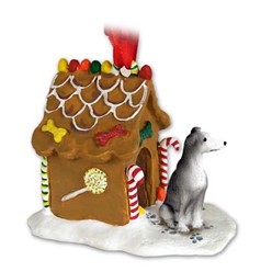 Greyhound Gingerbread Christmas Ornament