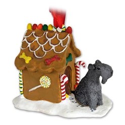 Kerry Blue Terrier Gingerbread Christmas Ornament