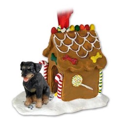 Rottweiler Gingerbread Christmas Ornament