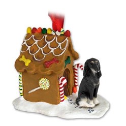 Saluki Gingerbread Christmas Ornament