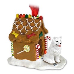 Samoyed Gingerbread Christmas Ornament