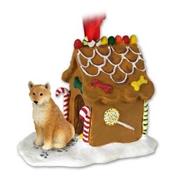 Shiba Inu Gingerbread Christmas Ornaments