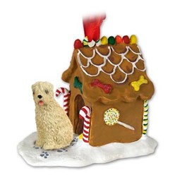Soft Coated Wheaten Gingerbread Christmas Ornament