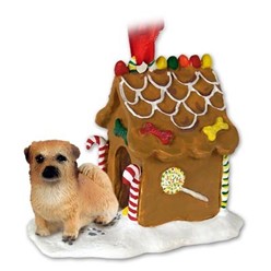 Tibetan Spaniel Gingerbread Christmas Ornament