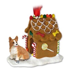 Welsh Corgi Pembroke Gingerbread Christmas Ornament