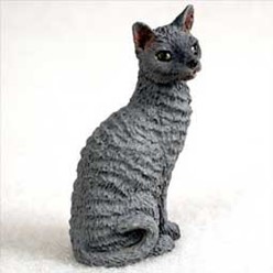 Cornish Rex Cat Tiny One Figurine