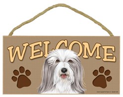 Bearded Collie Welcome Sign, a Terrific Dog Breed Gift