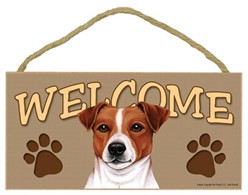 Jack Russell Welcome Sign, a Terrific Dog Breed Gift