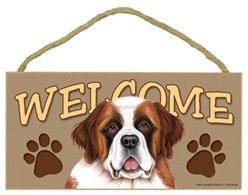 Saint Bernard Welcome Sign
