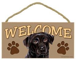 Labrador Retriever Welcome Sign, a Terrific Dog Breed Gift