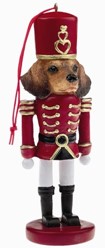 Dachshund Red Nutcracker Dog Christmas Ornament