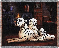 Dalmatians Throw Blanket, Made in the USA