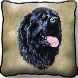 Newfoundland Tapestry Pillow, Made in the USA