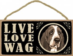 Spoiled Rotten Basset Sign, a Unique Dog Gift