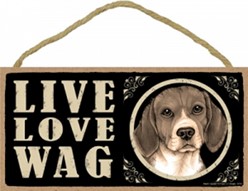 Spoiled Rotten Beagle Sign, a Unique Dog Gift