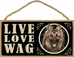 Spoiled Rotten Belgian Tervuren Sign, a Unique Dog Gift