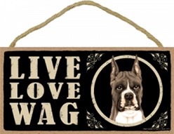 Spoiled Rotten Boxer Sign, a Unique Dog Gift