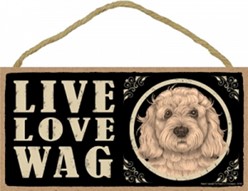 Spoiled Rotten Cockapoo Sign, a Unique Dog Gift