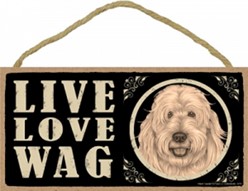 Spoiled Rotten Goldendoodle Sign, a Unique Dog Gift