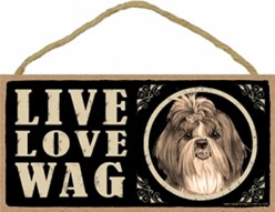 Spoiled Rotten Shih Tzu Sign, a Unique Dog Gift