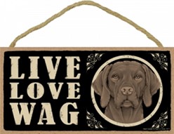Spoiled Rotten Vizsla Sign, a Unique Dog Gift