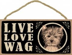 Spoiled Rotten Yorkshire Terrier Pupcut Sign, a Unique Dog Gift