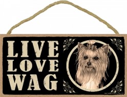 Spoiled Rotten Yorkshire Terrier Sign, a Unique Dog Gift