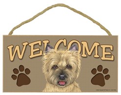 Cairn Terrier Welcome Sign,a Terrific Dog Breed Gift