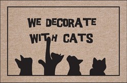 Decorate with Cats Mat