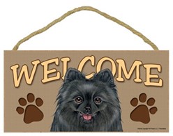 Pomeranian Welcome Sign, a Terrific Dog Breed Gift