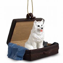 American Eskimo Traveling Companion Ornament