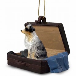 Australian Shepherd Traveling Companion Ornmanet