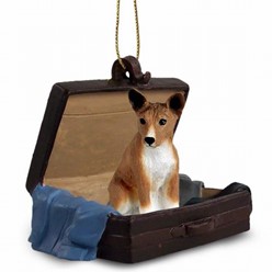 Basenji Traveling Companion Ornament