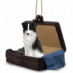 Border Collie Traveling Companionnaion Ornament