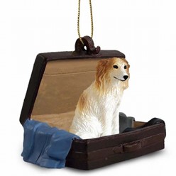 Borzoi Traveling Companion Ornament