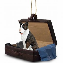 Bull Terrier Traveling Companion Ornament