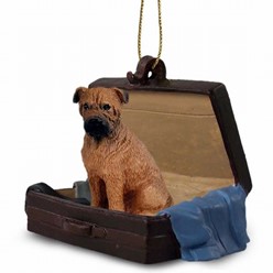 Bullmastiff Traveling Companion Ornament