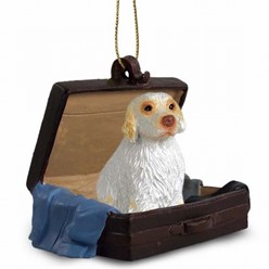 Clumber Spaniel Traveling Companion Ornament