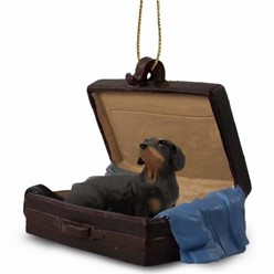 Dachshund Traveling Companion Ornament